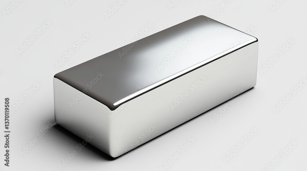 Discover the power of neodymium magnets: a close up of a strong rare earth magnet bar for science projects Discover the power of neodymium magnets: a close up of a strong rare earth magnet bar for science projects