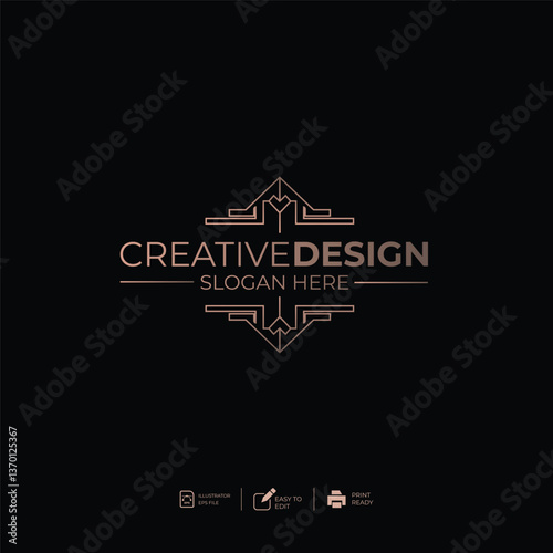 Logo template design ideas vector