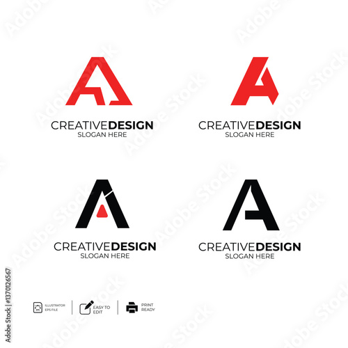 Logo template design ideas vector
