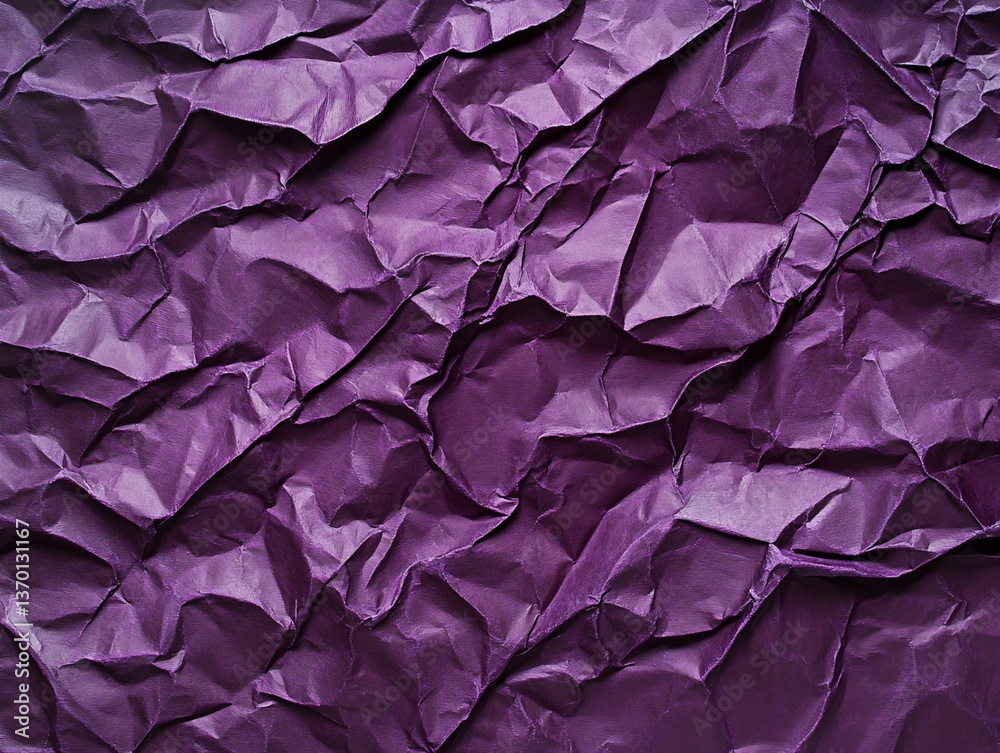 Crumpled Deep Purple Paper Texture Crumpled Deep Purple Paper Texture