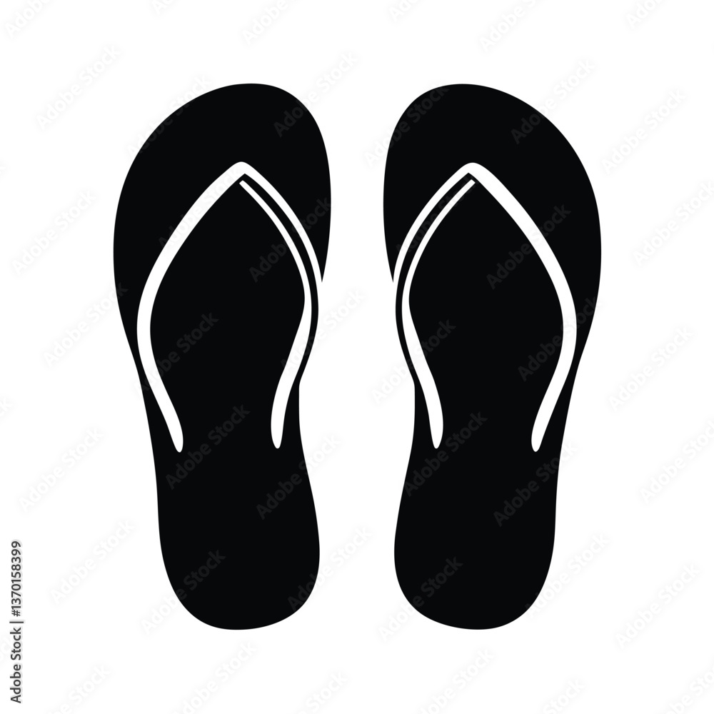 flip flops isolated on white flip flops isolated on white