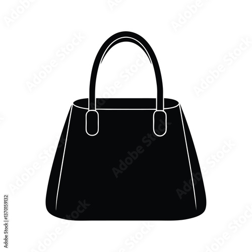 red bag isolated on white