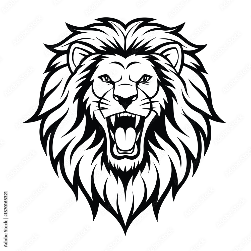 lion head vector lion head vector