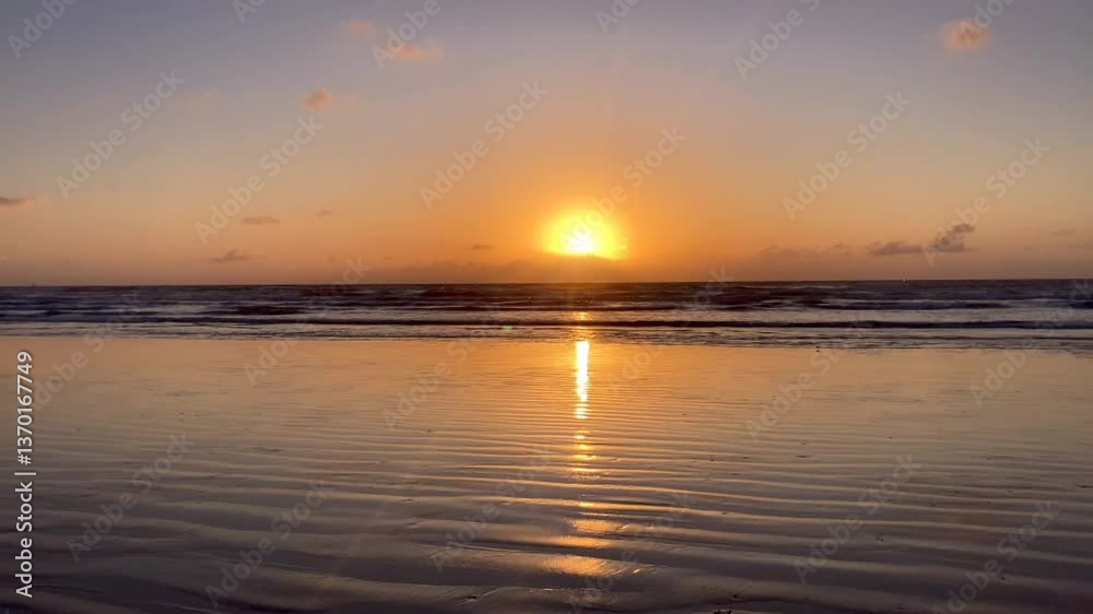 sunset over the sea sunset over the sea