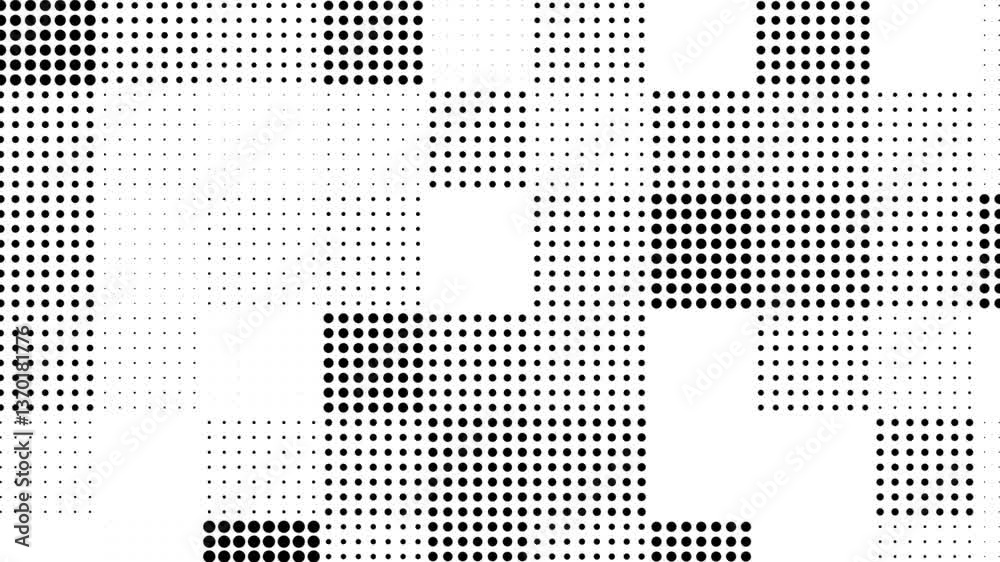 4k random dots blinking abstract animation retro vintage texture background