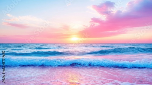 Serene Sunset Seascape