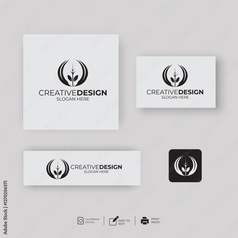 Fototapeta premium Logo template design ideas vector
