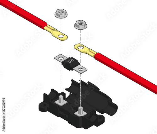 Midi Fuse Assembly Diagram
