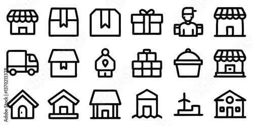 Best Solid Icon Set for Delivery & Logistics