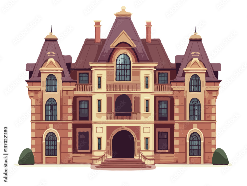 Fototapeta premium castle vector art