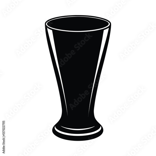 A glass of wine, a glass of water, and an empty glass isolated on white background