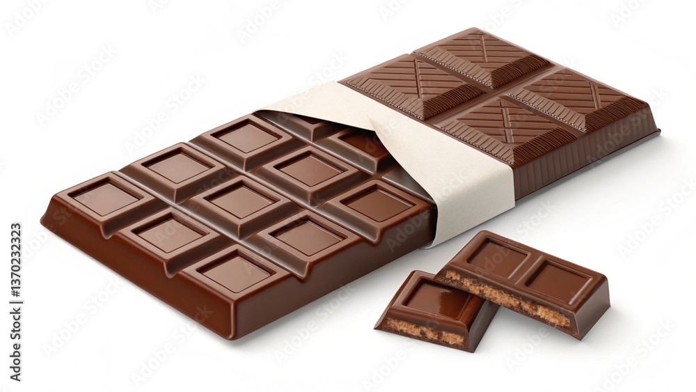 3d Icon Of A Chocolate Bar 3d Icon Of A Chocolate Bar