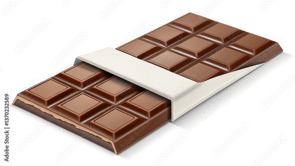 Fototapeta premium 3d Icon Of A Chocolate Bars