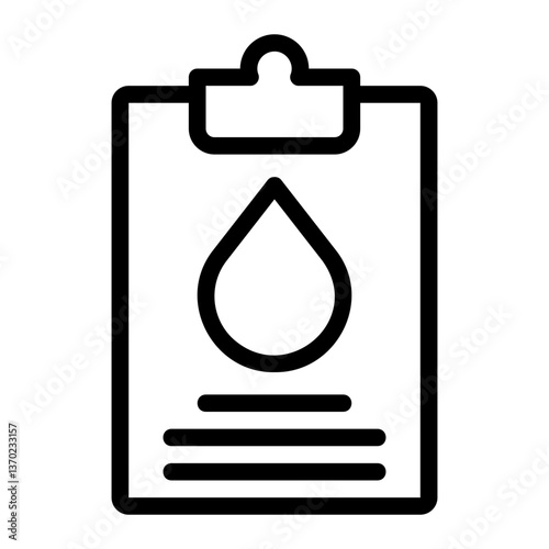 blood test line icon