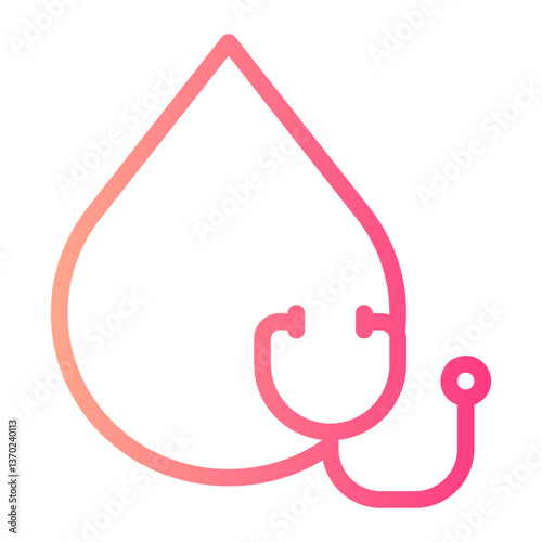 stethoscope gradient icon
