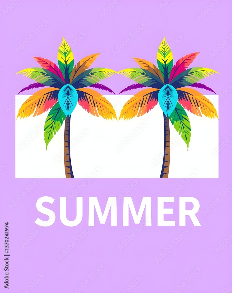 Fototapeta premium Summer Vibes Artwork
