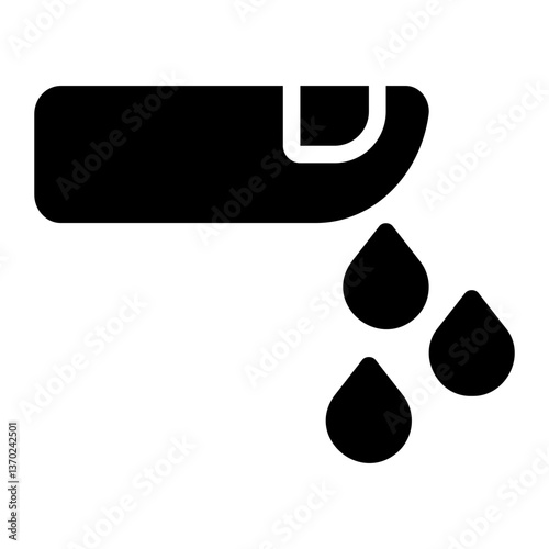 blood droplet glyph icon