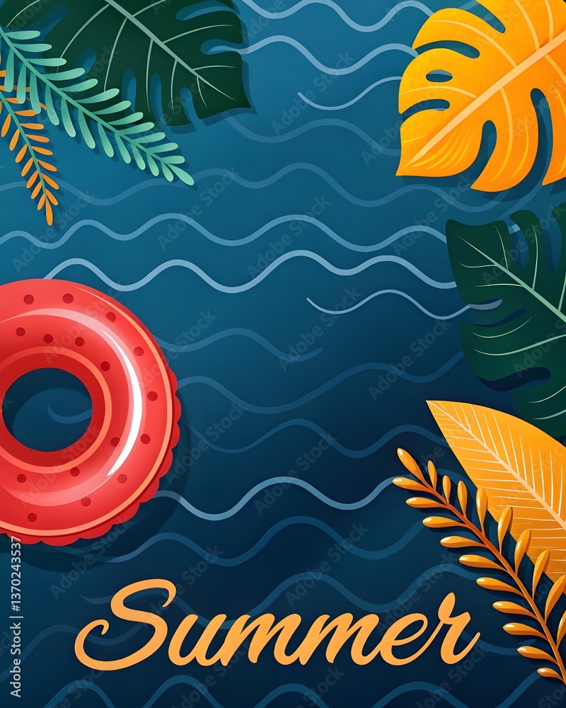 Obraz premium Summer Illustration