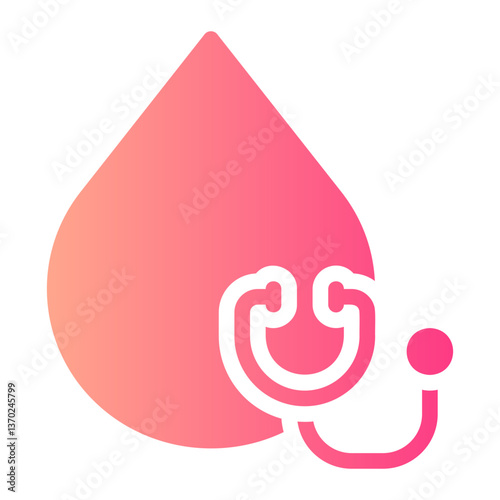 stethoscope gradient icon