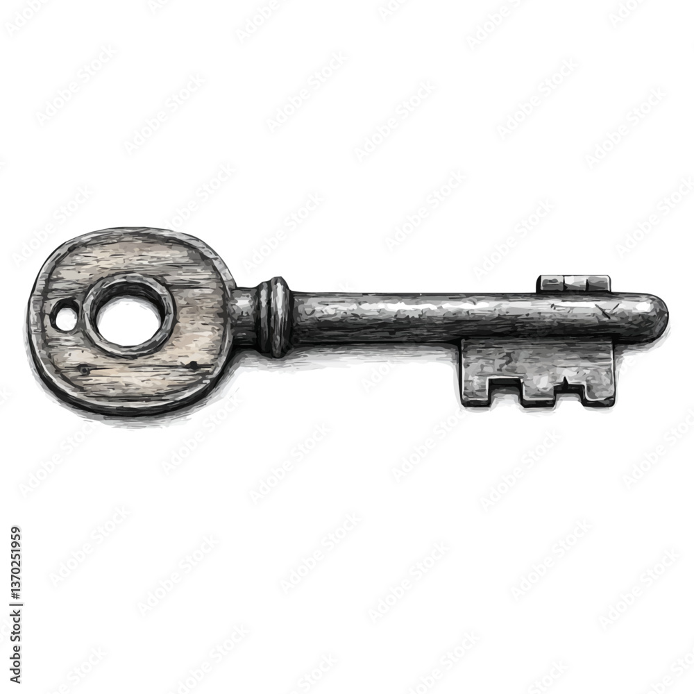 Black and white minimalist Key symbol – perfect for tattoos, logos, and vector designs. Isolated on a white background.
Black and white minimalist Key symbol – perfect for tattoos, logos, and vector designs. Isolated on a white background.