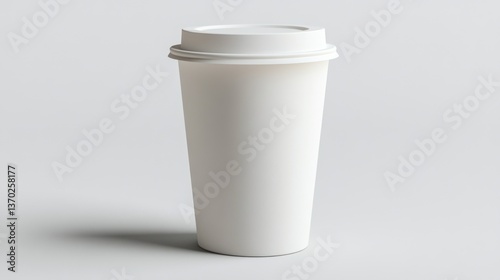 Wallpaper Mural Blank disposable coffee cup, studio shot, mock-up Torontodigital.ca