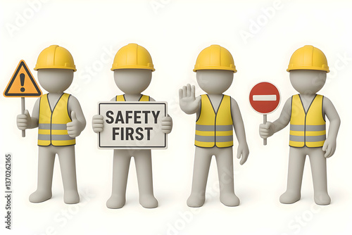 Construction Safety First: Warning Signs and Clear Instructions