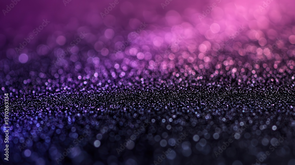 Sparkling purple and black glitter swirls create a dreamy, abstract background. A touch of magic and mystery Sparkling purple and black glitter swirls create a dreamy, abstract background. A touch of magic and mystery