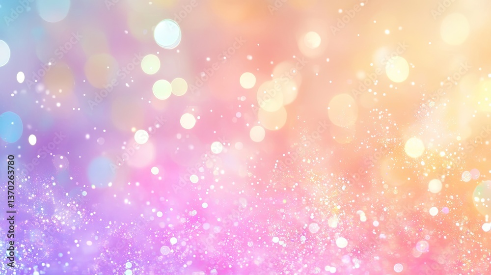 Soft Bokeh Background with Colorful Gradients and Glitter Effects Soft Bokeh Background with Colorful Gradients and Glitter Effects