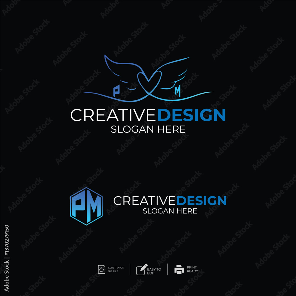 Fototapeta premium Logo template design ideas vector