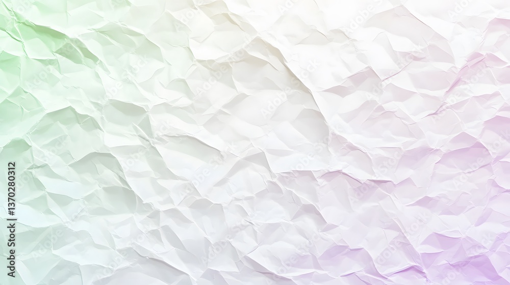 Fototapeta premium Pastel Crumpled Paper Texture Background Design