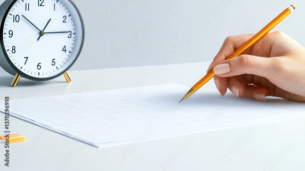 Time Management and Exam Preparation: A Student's Desk Time Management and Exam Preparation: A Student's Desk
