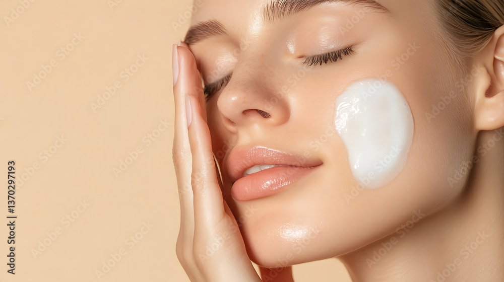 Skincare routine refresh spa setting beauty content calm environment close-up view self-care concept Skincare routine refresh spa setting beauty content calm environment close-up view self-care concept