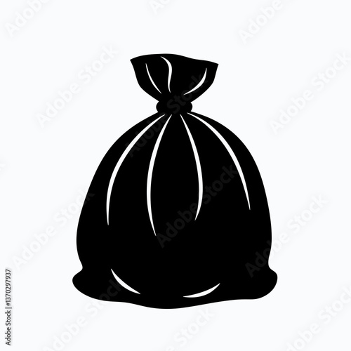 Mystery Sack Silhouette Revealed in Shadowy Contrast