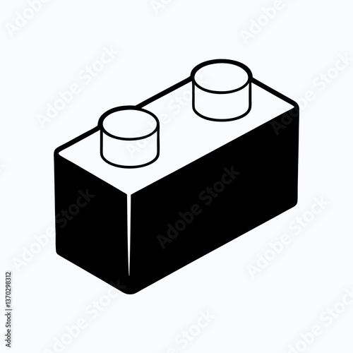 Playful Toy Block Silhouette Set for Creative Learning and Fun Activities