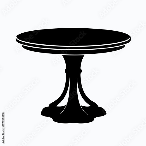 Elegant Table Silhouette for Dining Events and Parties