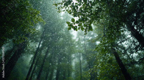 Rainfall in a Dense Forest