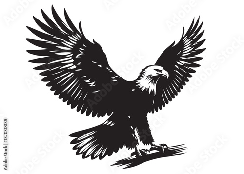 eagle flying logo silhouette vector, eagle logo icon silhouette, bald eagle silhouette, black american eagle flying logo silhouette, flying eagle bird silhouette isolated on white background