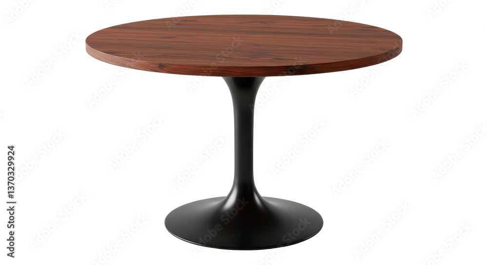 Isolated Round Wooden Table Isolated Round Wooden Table