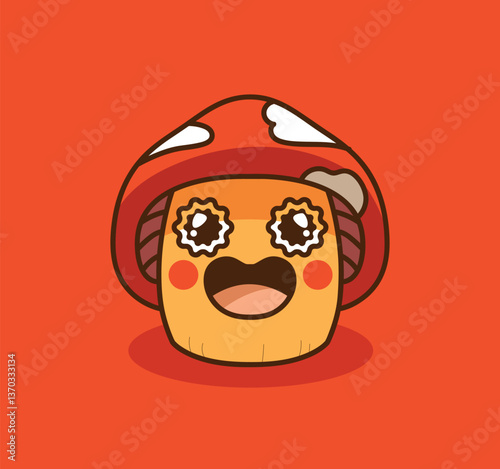 A captivatingly beautiful and playfully witty mushroom