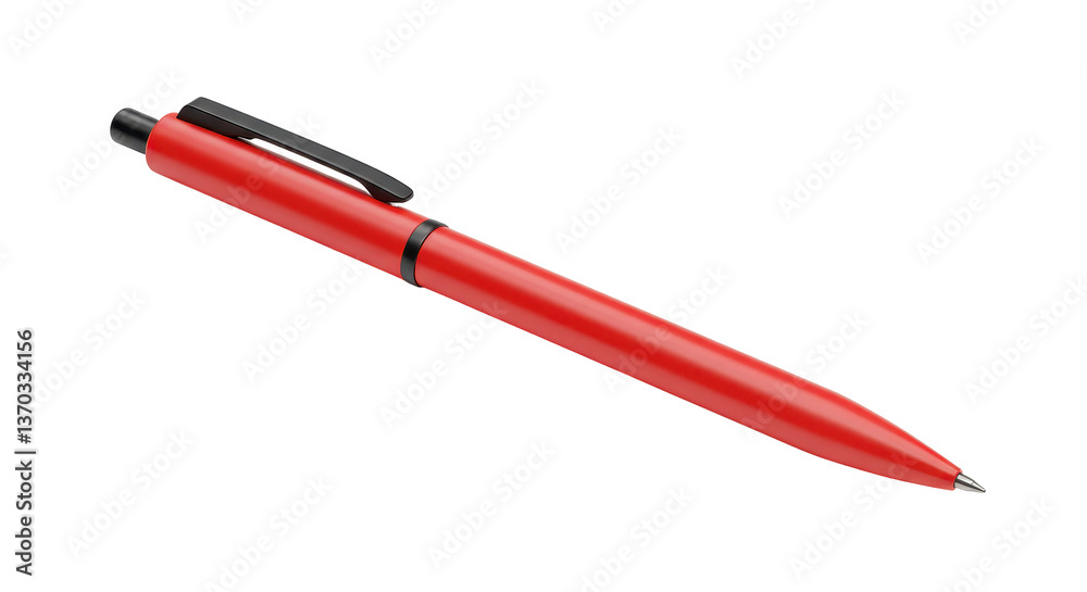 Isolated Red Pen Isolated Red Pen