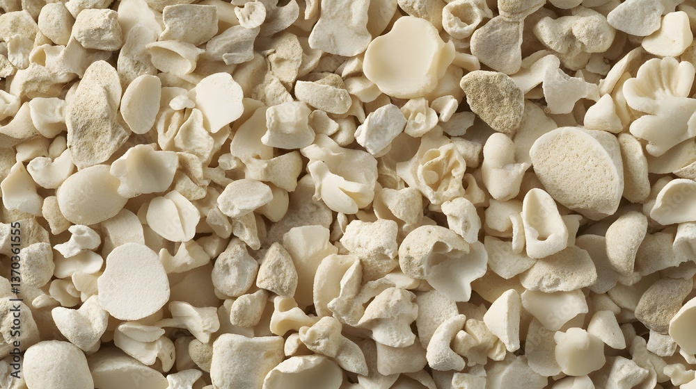 Creamy White Coral Pieces Texture Background Creamy White Coral Pieces Texture Background