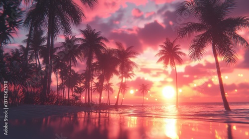 Tropical Sunset Paradise