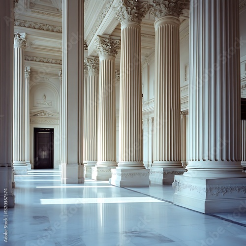 Nighttime city skyline featuring a uniquely illuminated glass skyscraper image