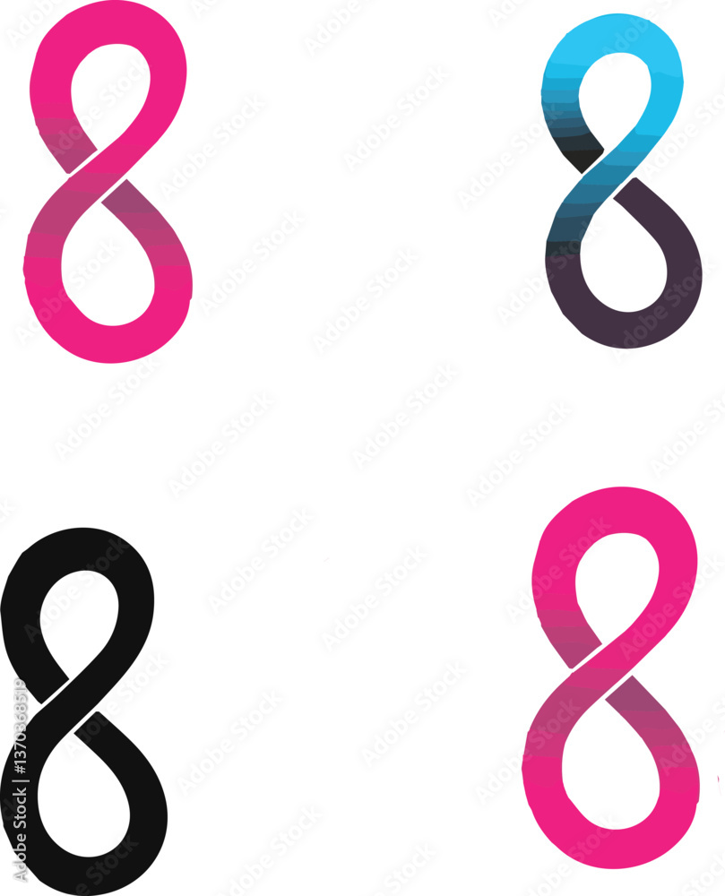 Fototapeta premium Treble Clef Vector Illustration on Blue Background