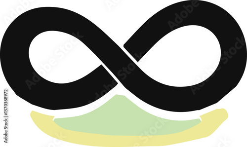 Waved service sign with 3D render featuring an infinity-inspired design and eyewear elements.