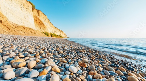 Relaxing seaside escape coastal cliffs landscape photography calm waters scenic viewpoint tranquil nature