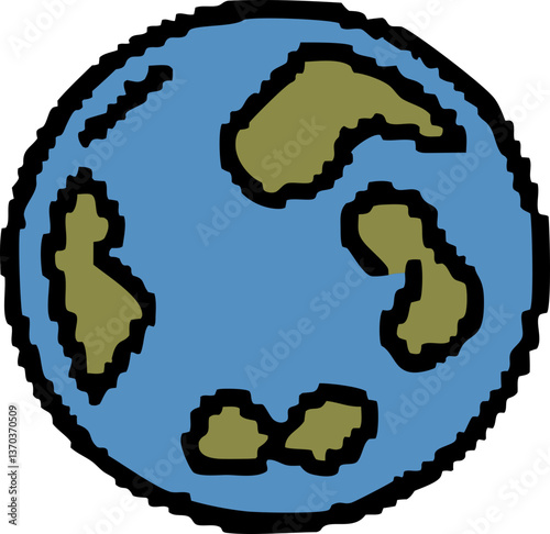 planet universe pixel icon svg