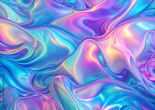 Wallpaper Mural Beautiful Abstract Holographic Iridescent Liquid Backgrounds Torontodigital.ca