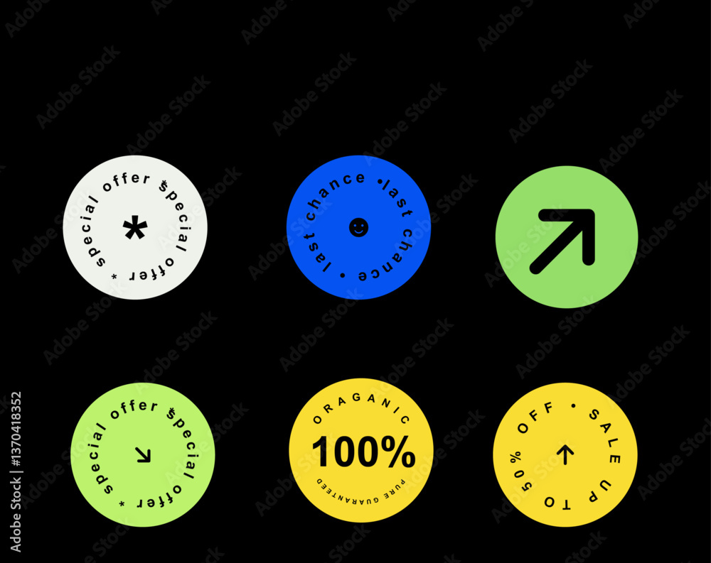 Fototapeta premium vector stickers, sticker design, sale sticker,