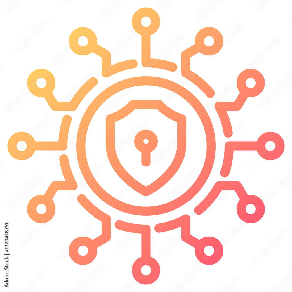 Cybersecurity Icon Cybersecurity Icon